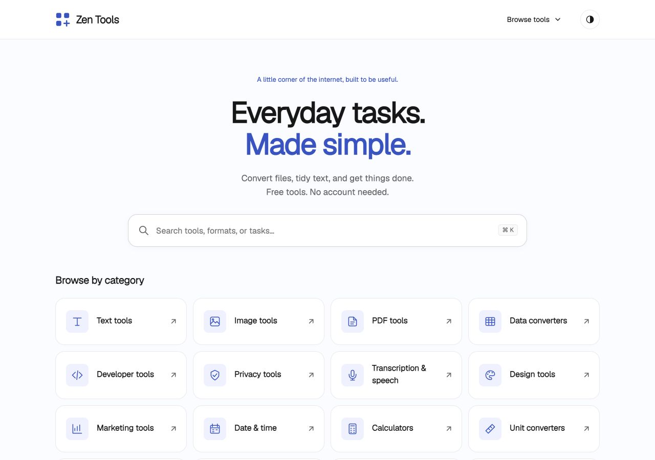 Harbor homepage preview