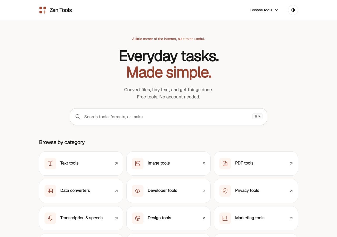 Clear homepage preview
