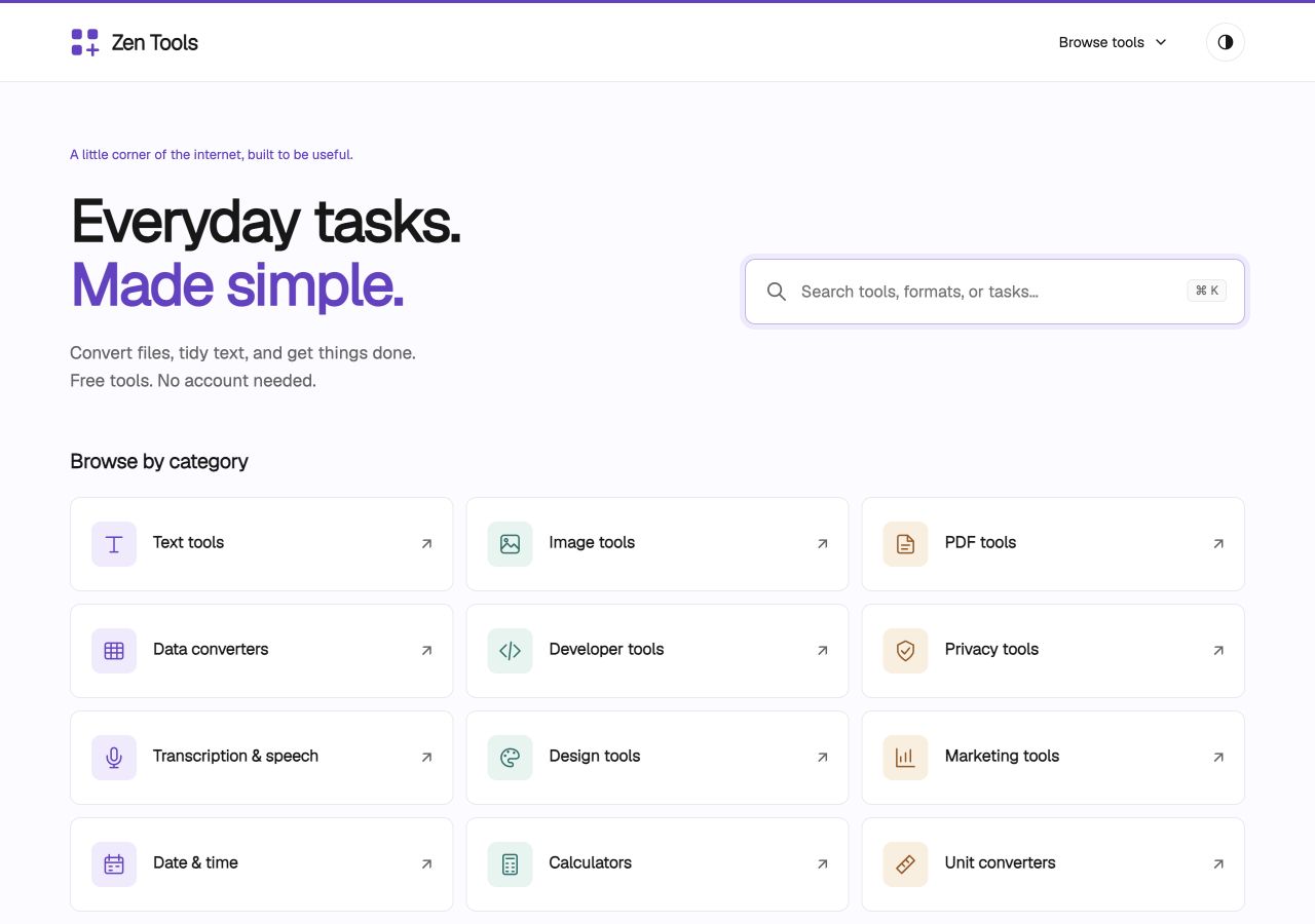 Prism homepage preview