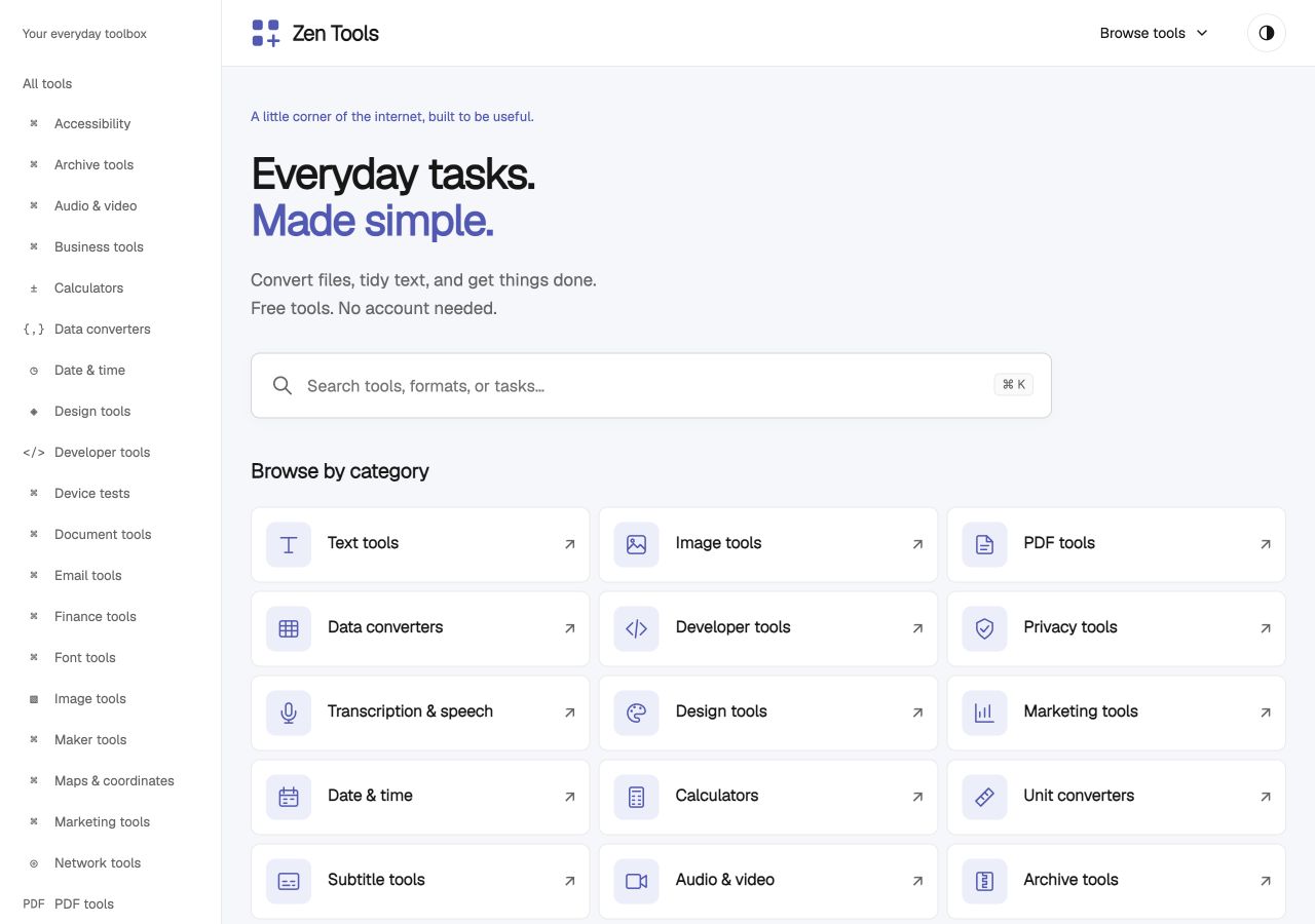 Orbit homepage preview